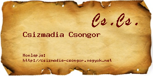 Csizmadia Csongor névjegykártya
